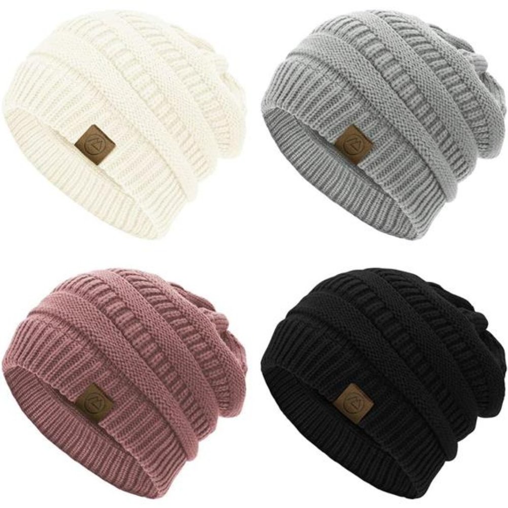 Winter Hats for Women Cable Knit Beanie Soft Womens Beanies Thick Winter Hat